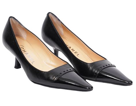 chanel kitten heel pumps|affordable designer kitten heels.